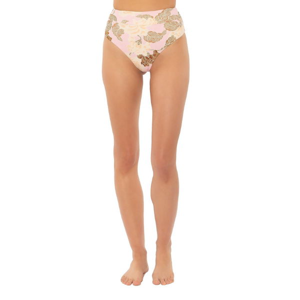 Amuse society Fleur high waisted bikini bottom / ultraviolet