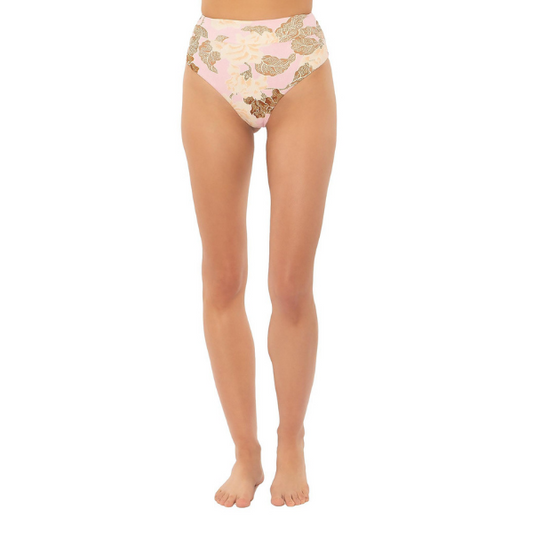 Amuse society Fleur high waisted bikini bottom / ultraviolet