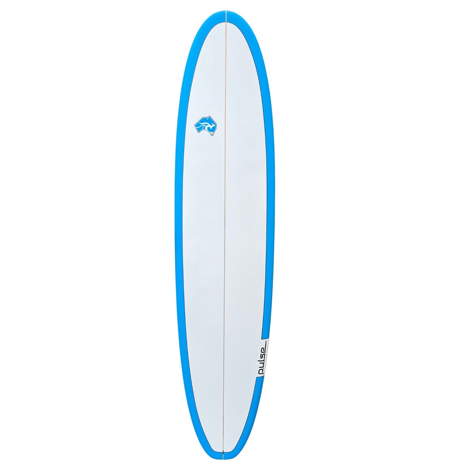 8' Pulse Squash Tail Mini Mal Surfboard by Australian Board Co - FCSII Finboxes