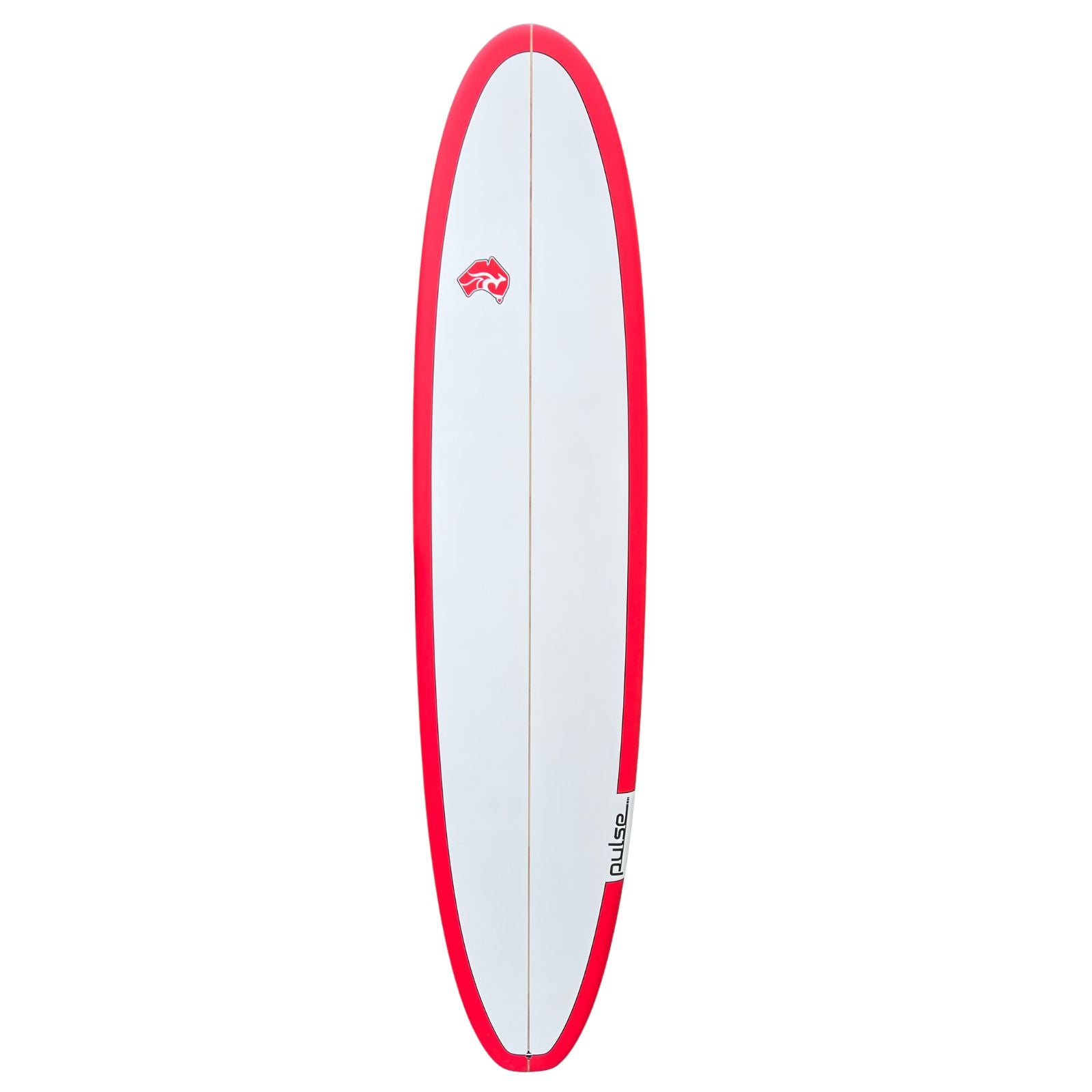 8' Pulse Squash Tail Mini Mal Surfboard by Australian Board Co - FCSII Finboxes