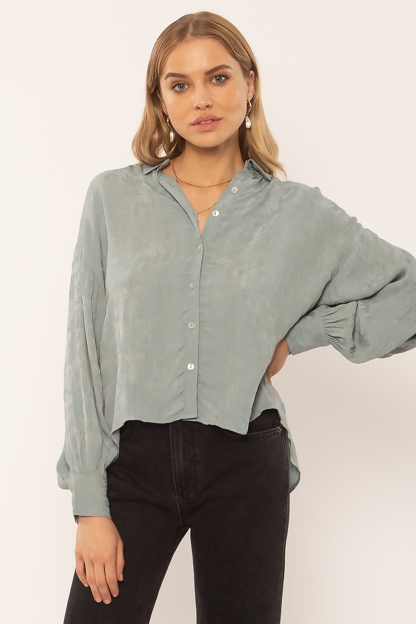 Amuse society MAYA BAY WOVEN TOP