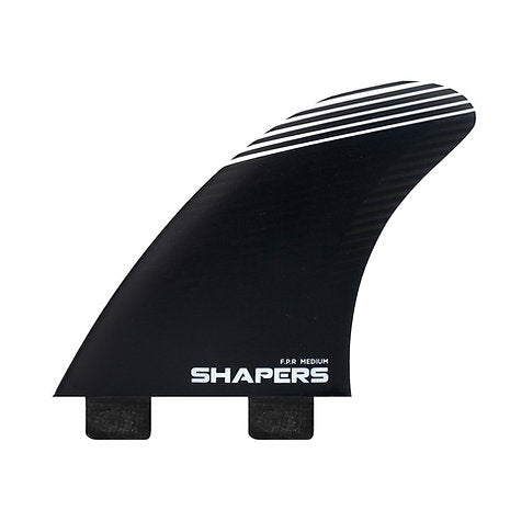 Shapers Fins - F.P.R 3 Fins Medium Thruster - Twin Tab Base - FCS Compatible