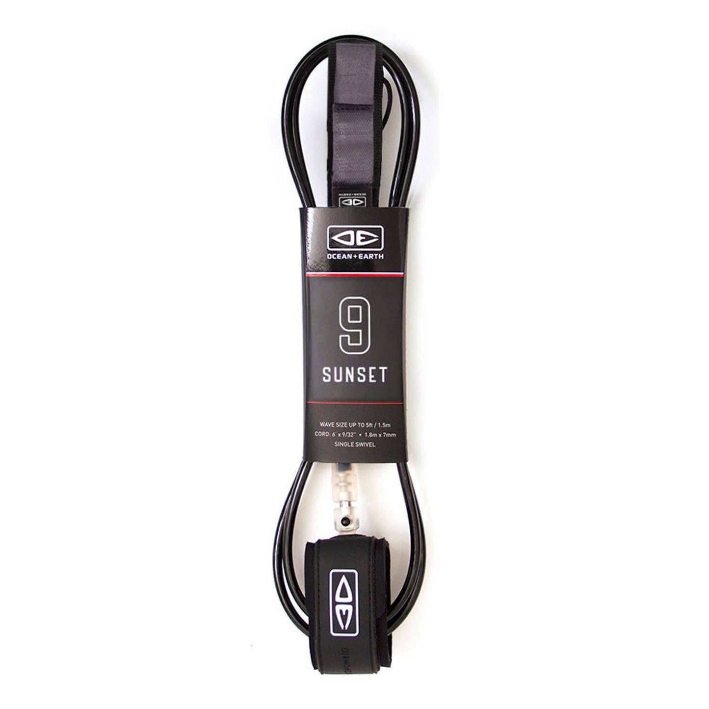 Diamond Flex Sunset Surfboard Leash - 9ft Length