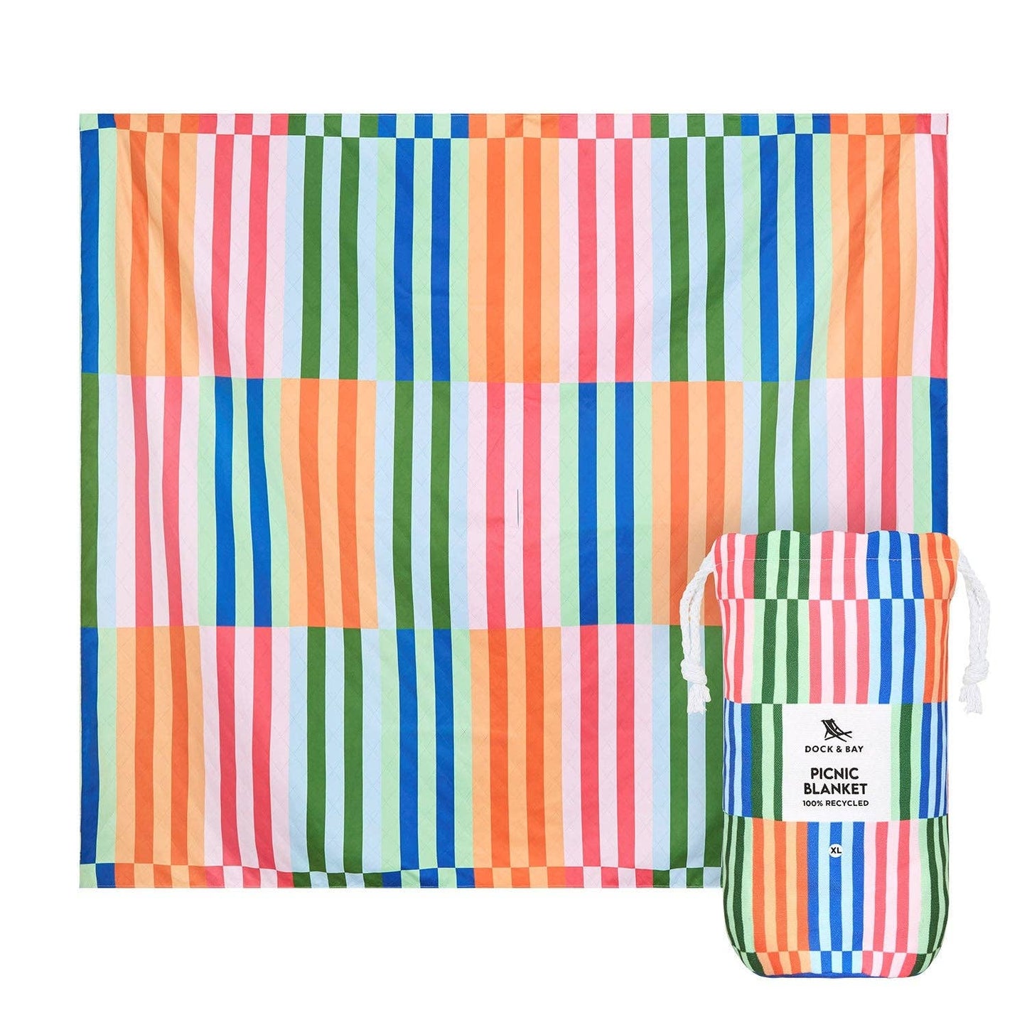 Large Picnic Blanket Waterproof - Dock & Bay