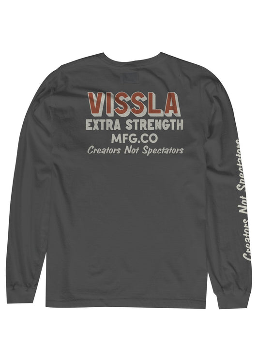 Vissla Extra Strength LS Pocket Tee - Phantom