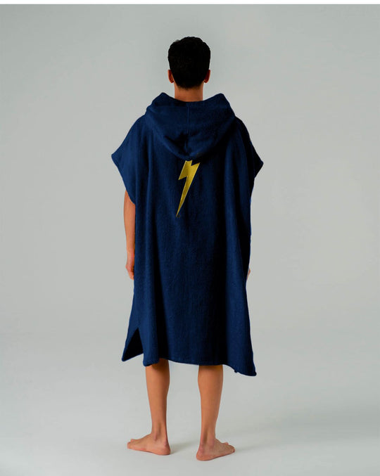 Lightning Bolt blue bolt poncho