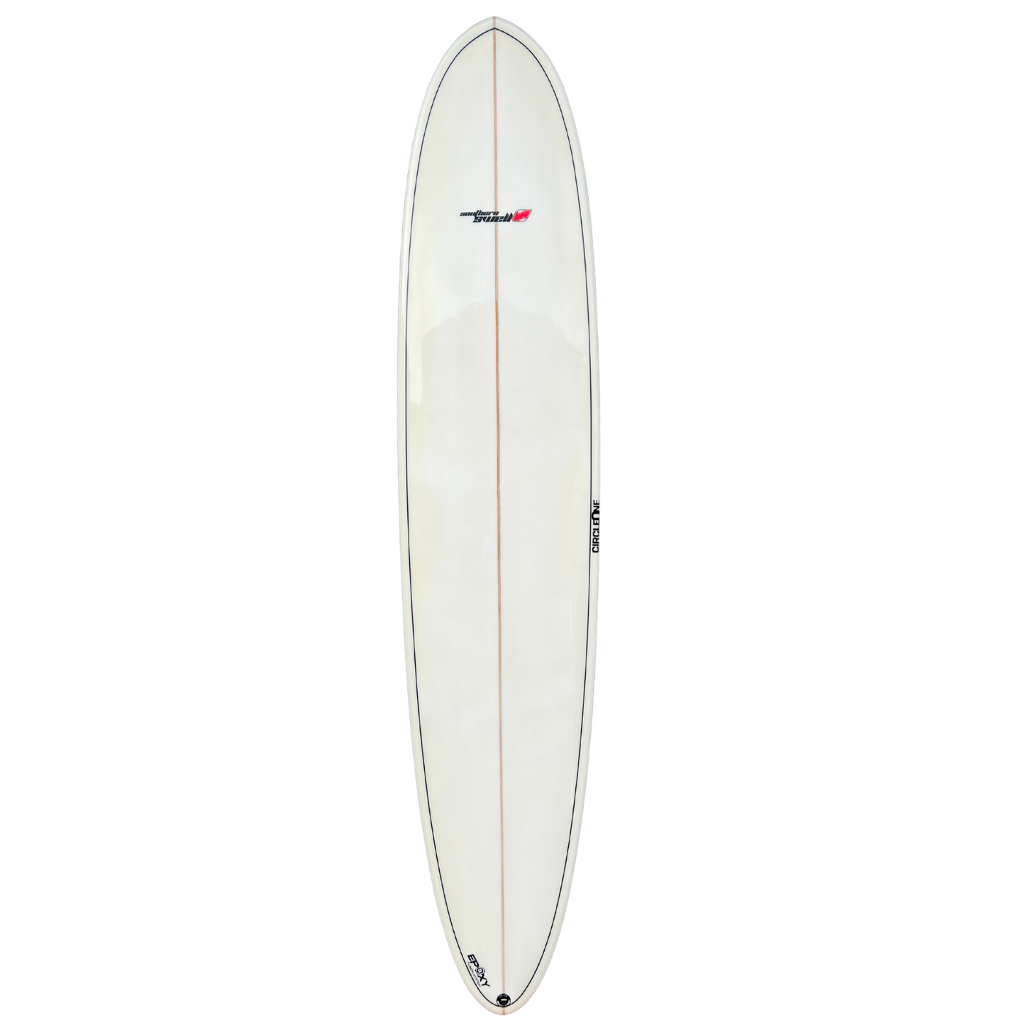 9ft Southern Swells Longboard Round Tail Clear Epoxy Finish (FINS Included)
