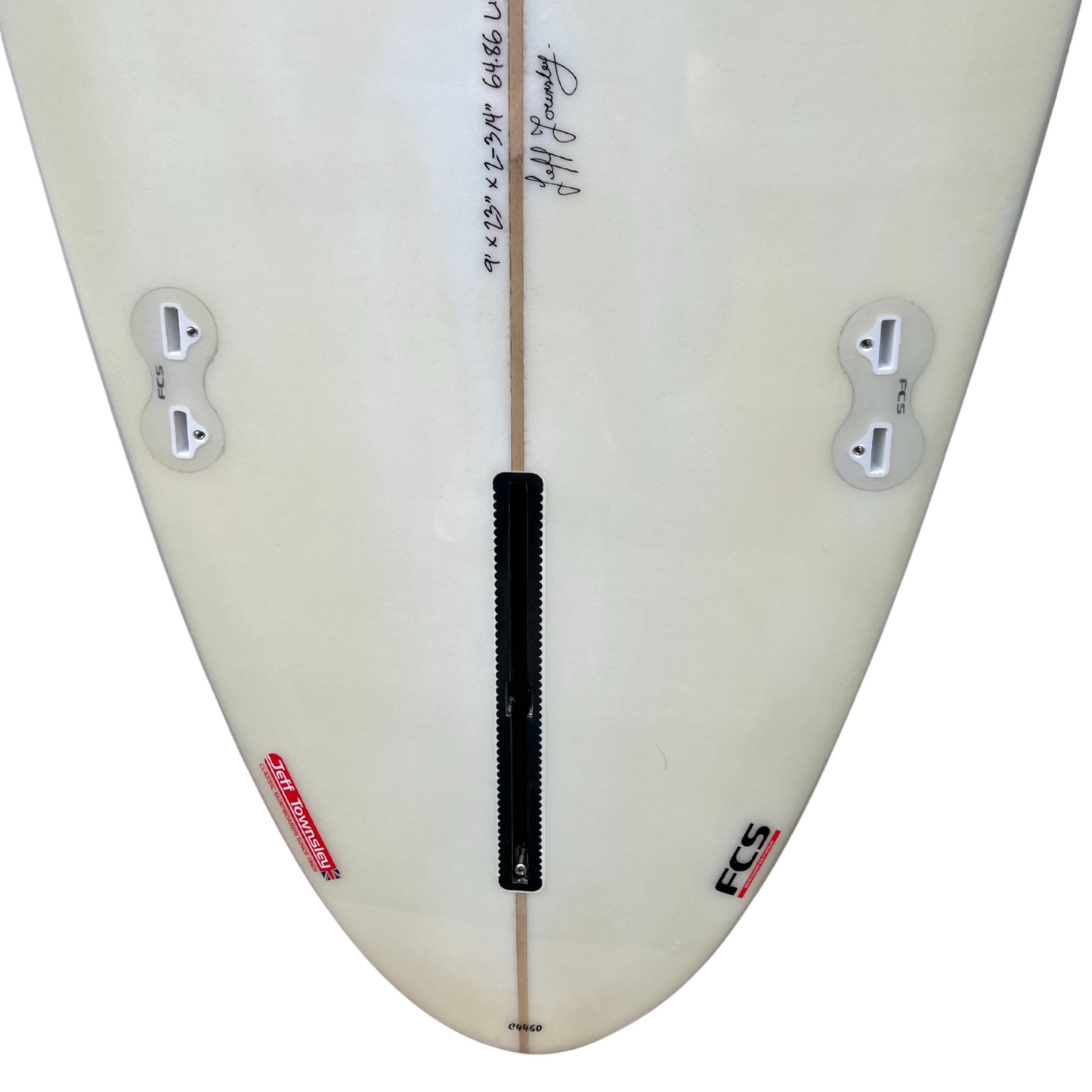 9ft Southern Swells Longboard Round Tail Clear Epoxy Finish (FINS Included)