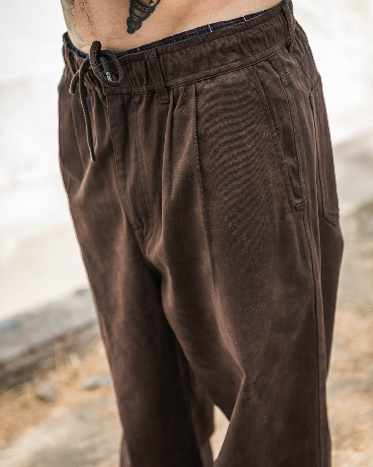 Volcom Chillow Pleat Elastic Waist Pant