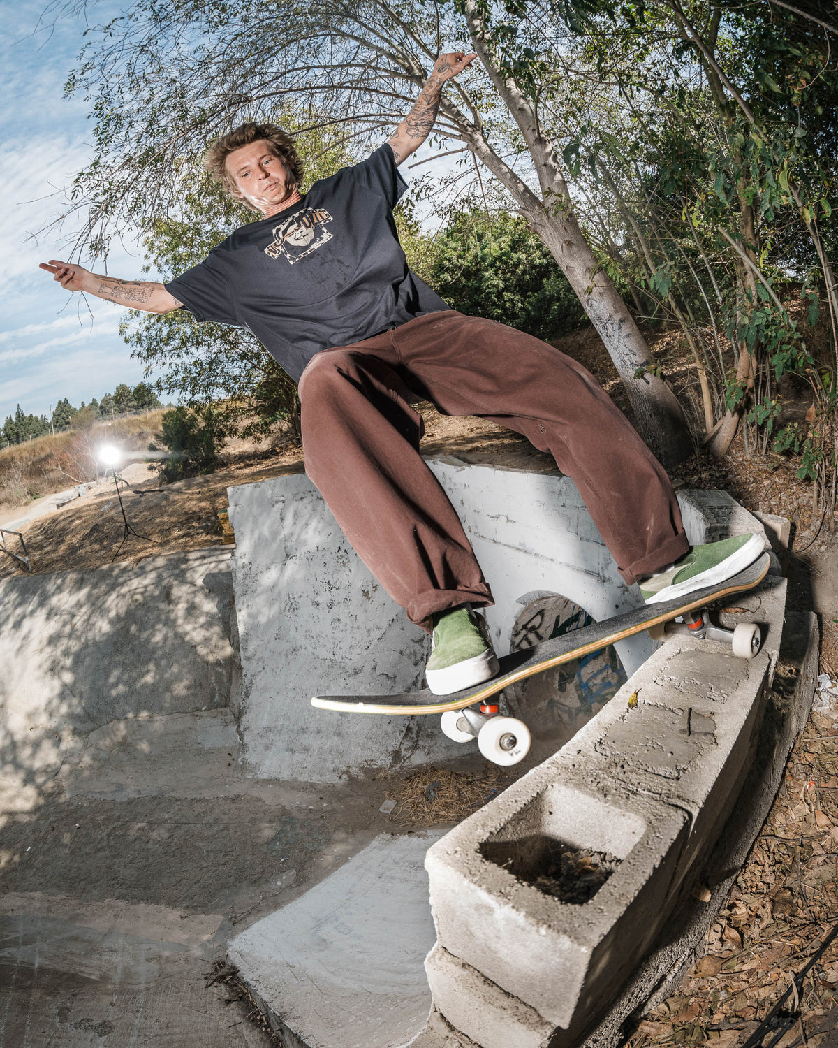 Volcom Chillow Pleat Elastic Waist Pant