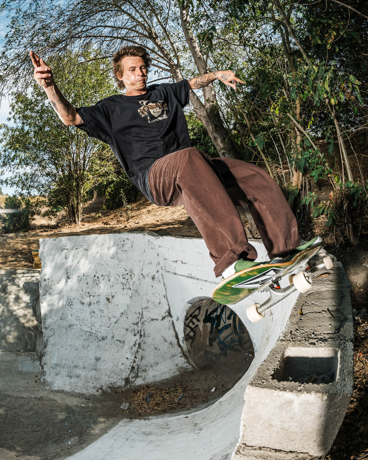 Volcom Chillow Pleat Elastic Waist Pant