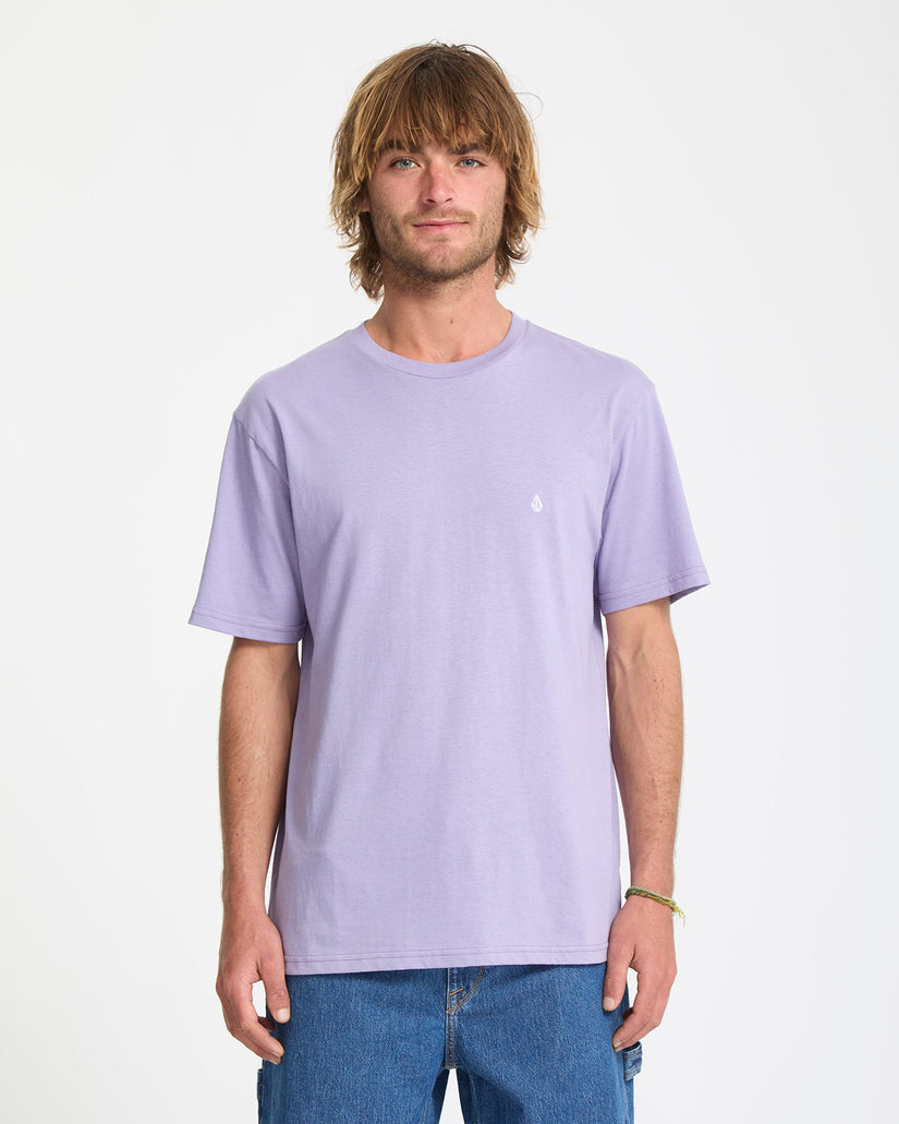 Volcom Stone Blanks Tee Shirt - Purple Ash