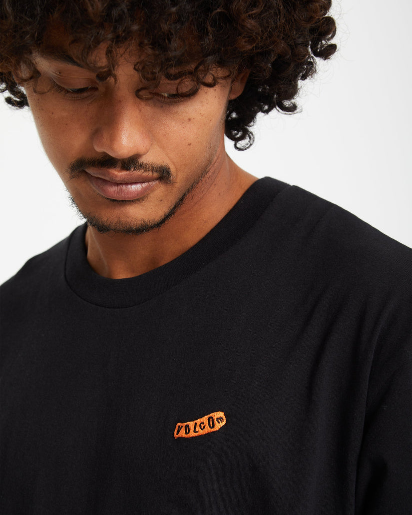 Volcom Pistol Stone Tee Shirt - Black