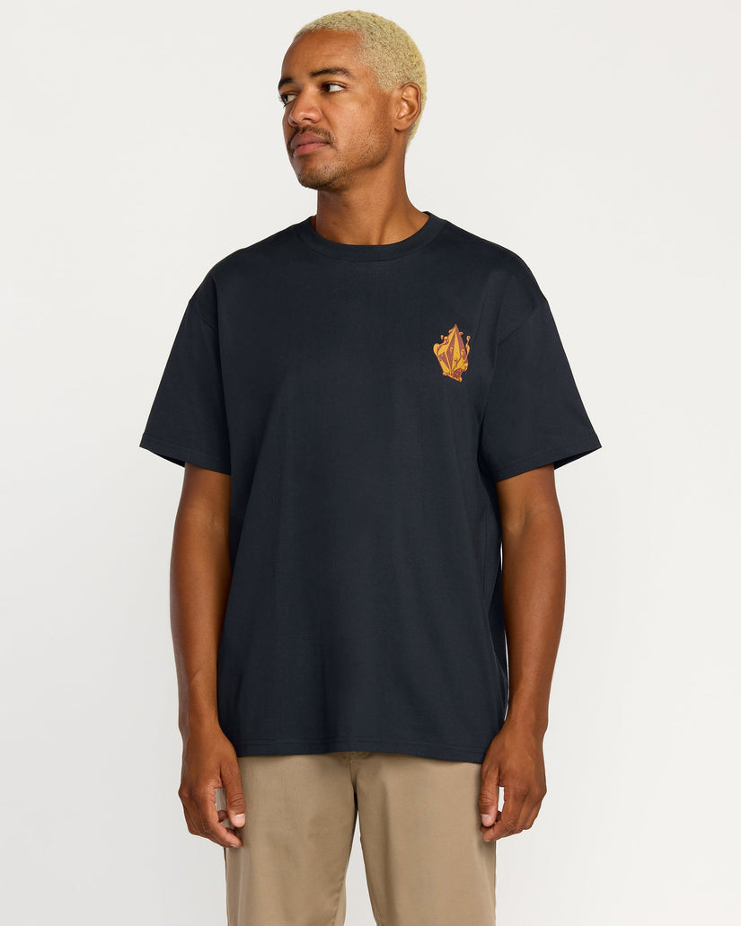 Volcom Callum Rooney Tee Shirt - Antique Black