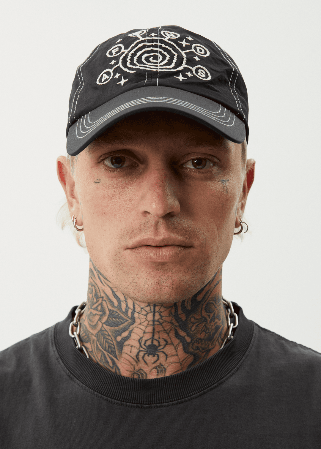 AFENDS Cosmic Con Six Panel Cap - Black