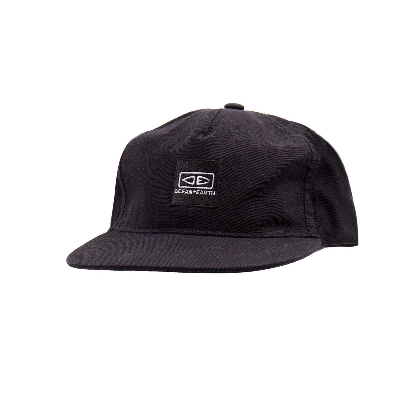 Washed Cotton Snap Back Cap - 5 Panel Style