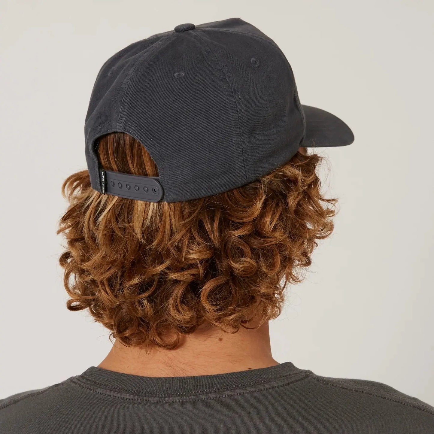 Washed Cotton Snap Back Cap - 5 Panel Style