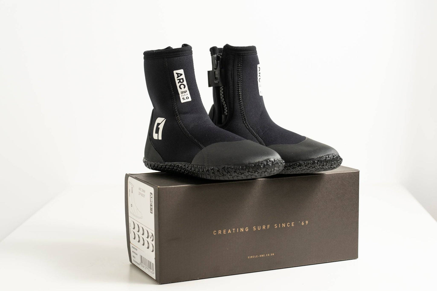 5mm ARC Winter Zipped Wetsuit Boots for Watersports