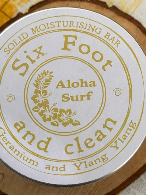 Six Foot & clean Aloha Surf Moisturising Bar