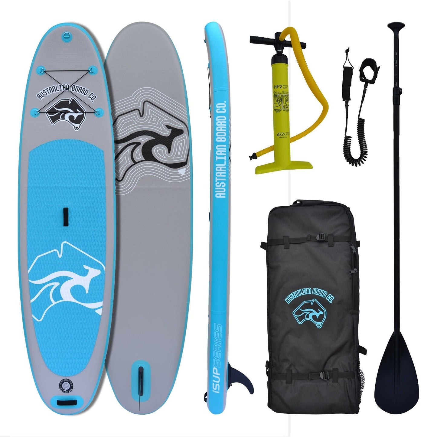 10ft 6 Inflatable Stand Up Paddle (i SUP) Double-Layer Board Package by Australian Board Co