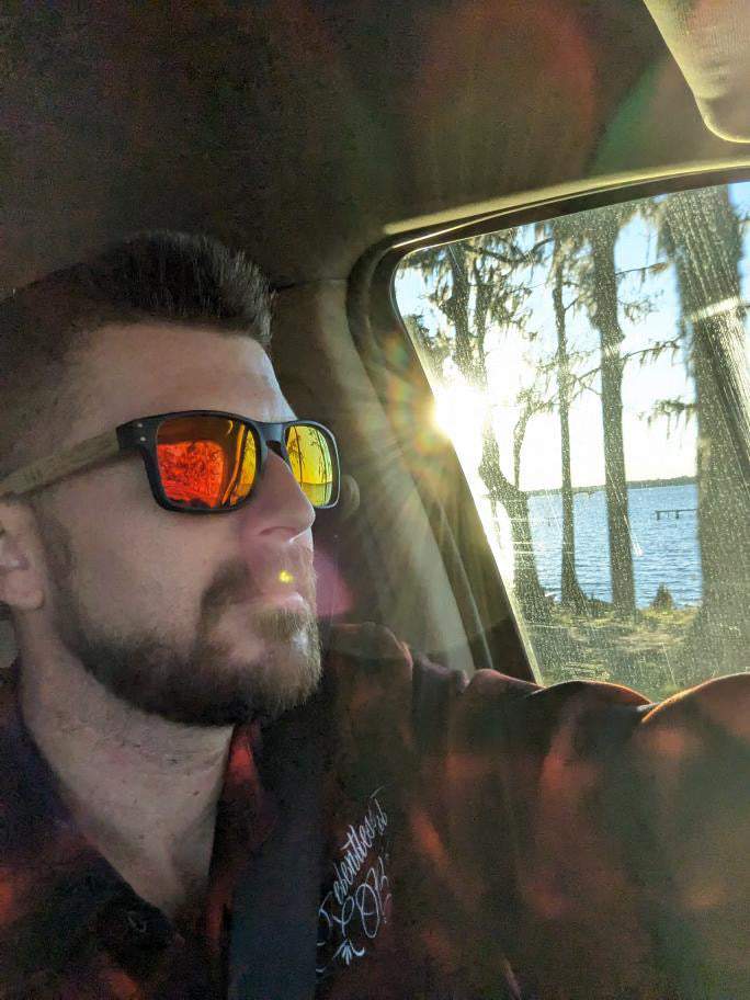 Bells Beach Mens Polarised Sunglasses with Wood Arms