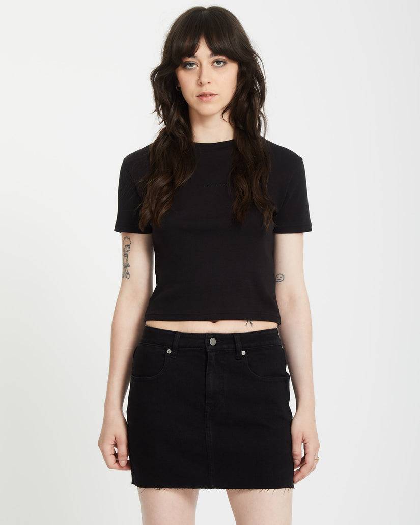 Volcom stone Tight Crop T-Shirt