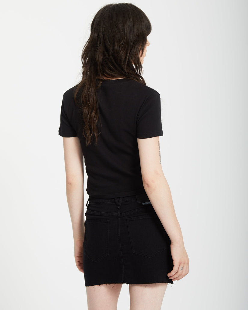 Volcom stone Tight Crop T-Shirt