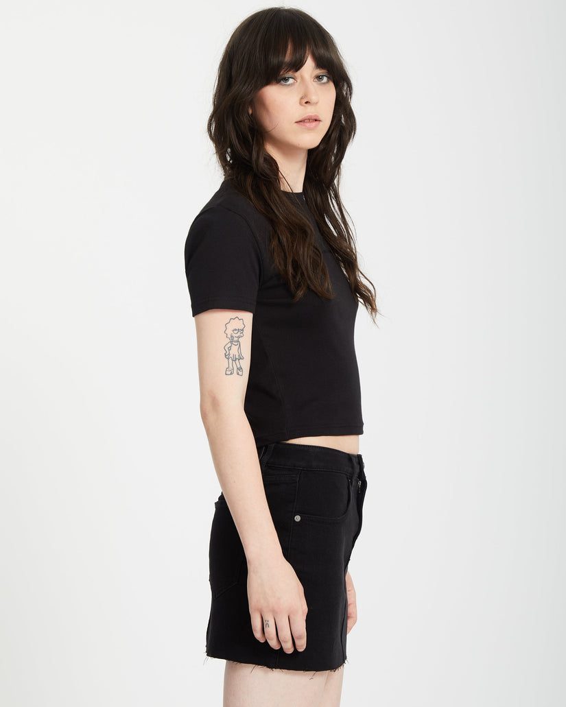 Volcom stone Tight Crop T-Shirt