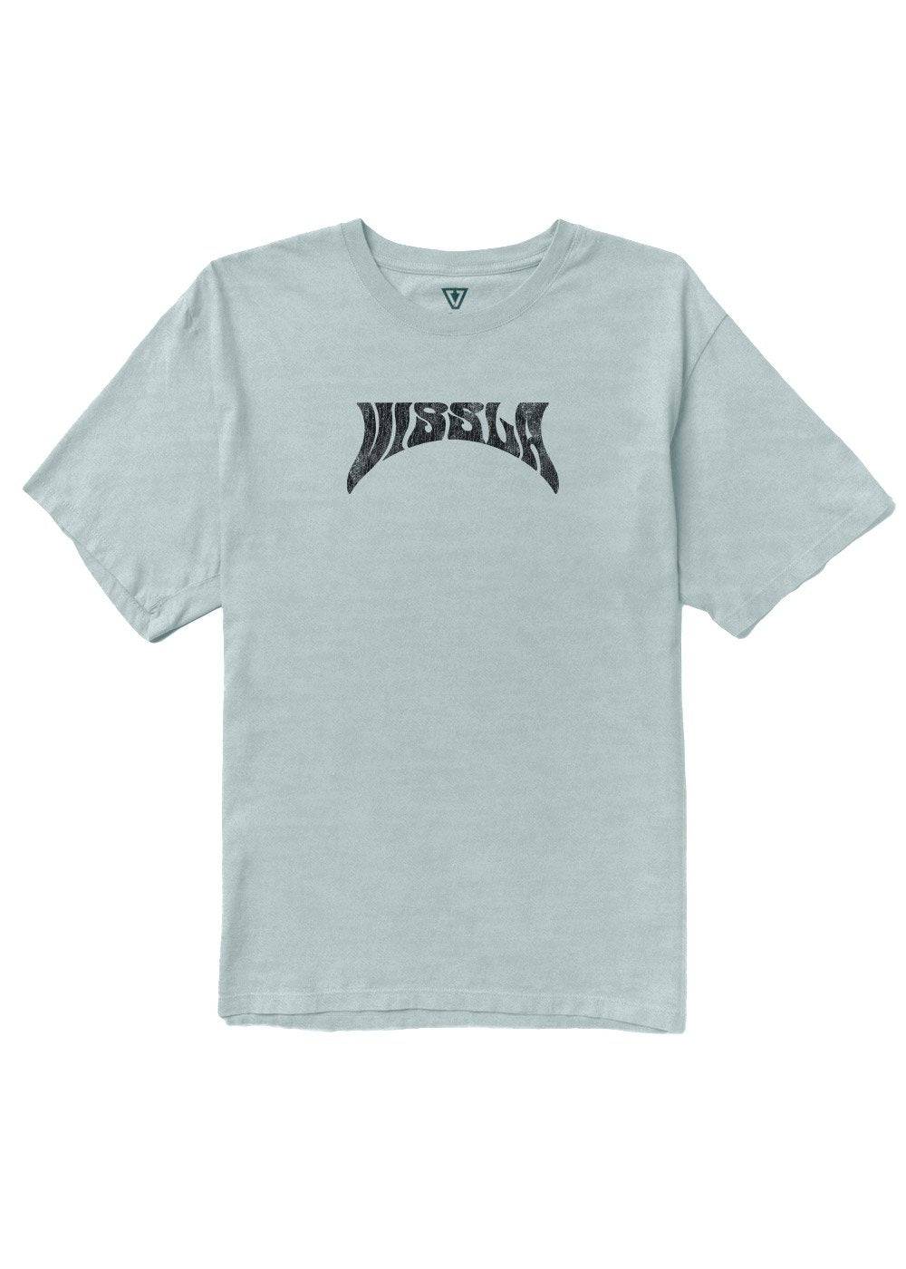 Vissla Undead Shred Head Boys Tee with minimalist Vissla logo on the front.