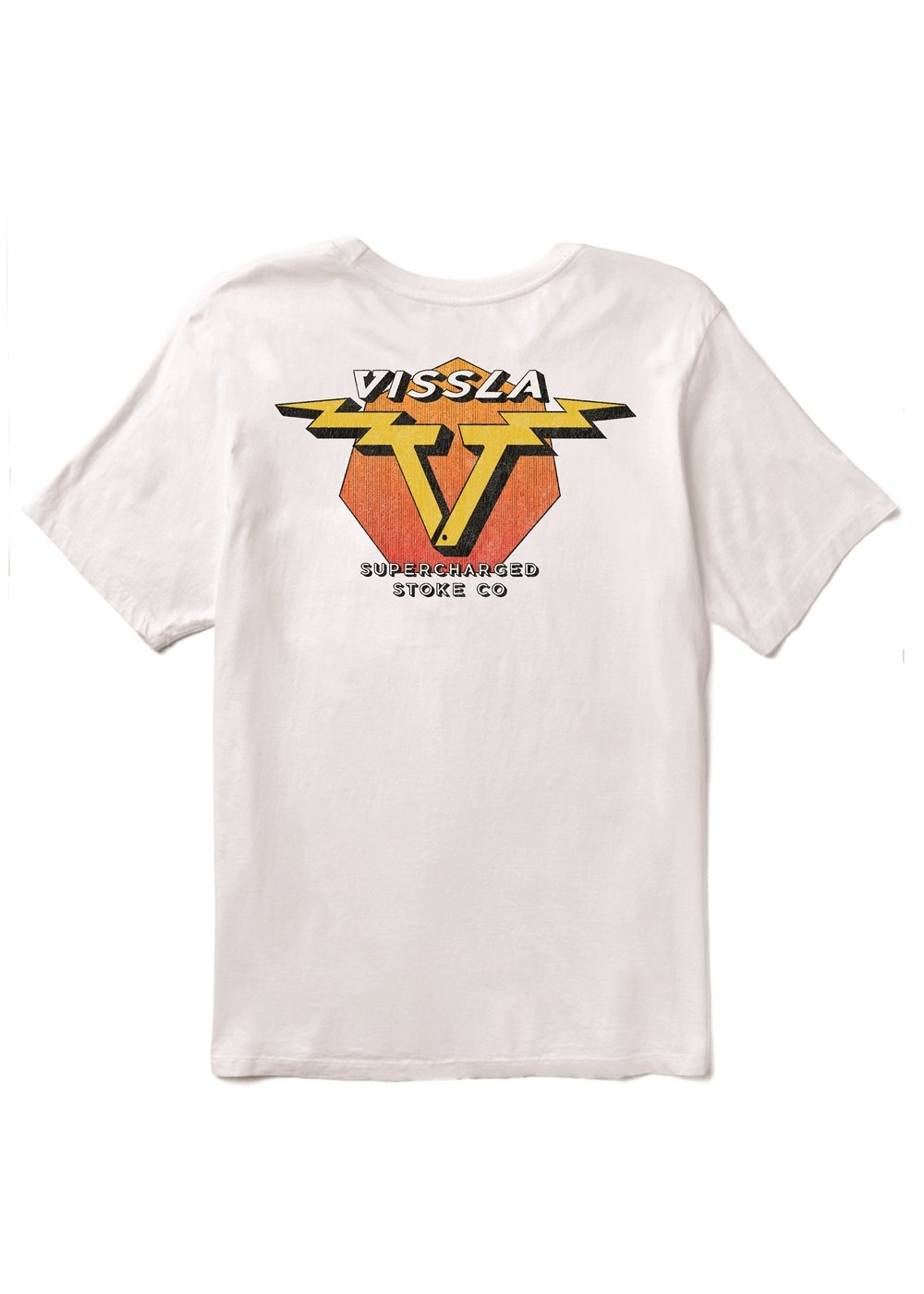 Vissla Supercharged Boys Tee in White