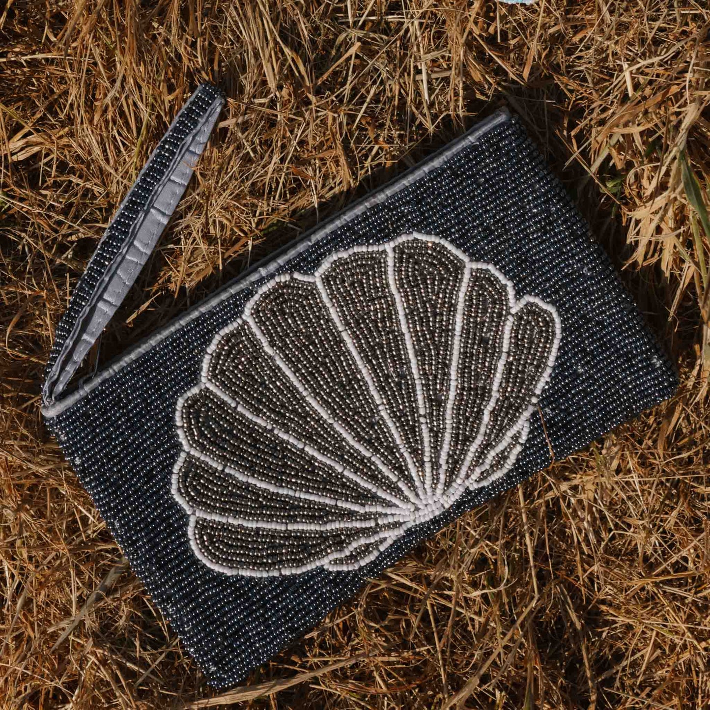 Handmade Shell Beaded Pouch for Daily Essentials