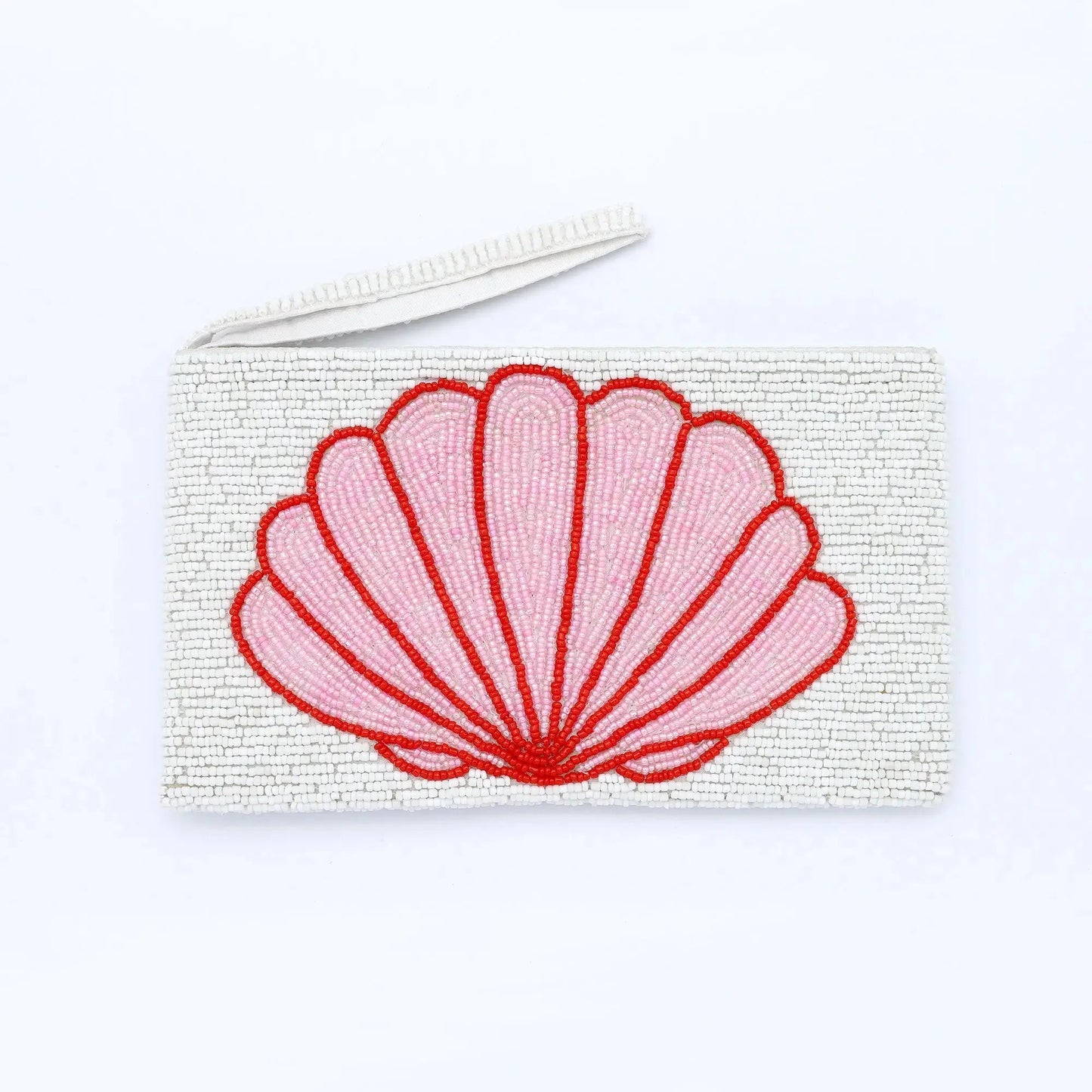 Handmade Shell Beaded Pouch for Daily Essentials
