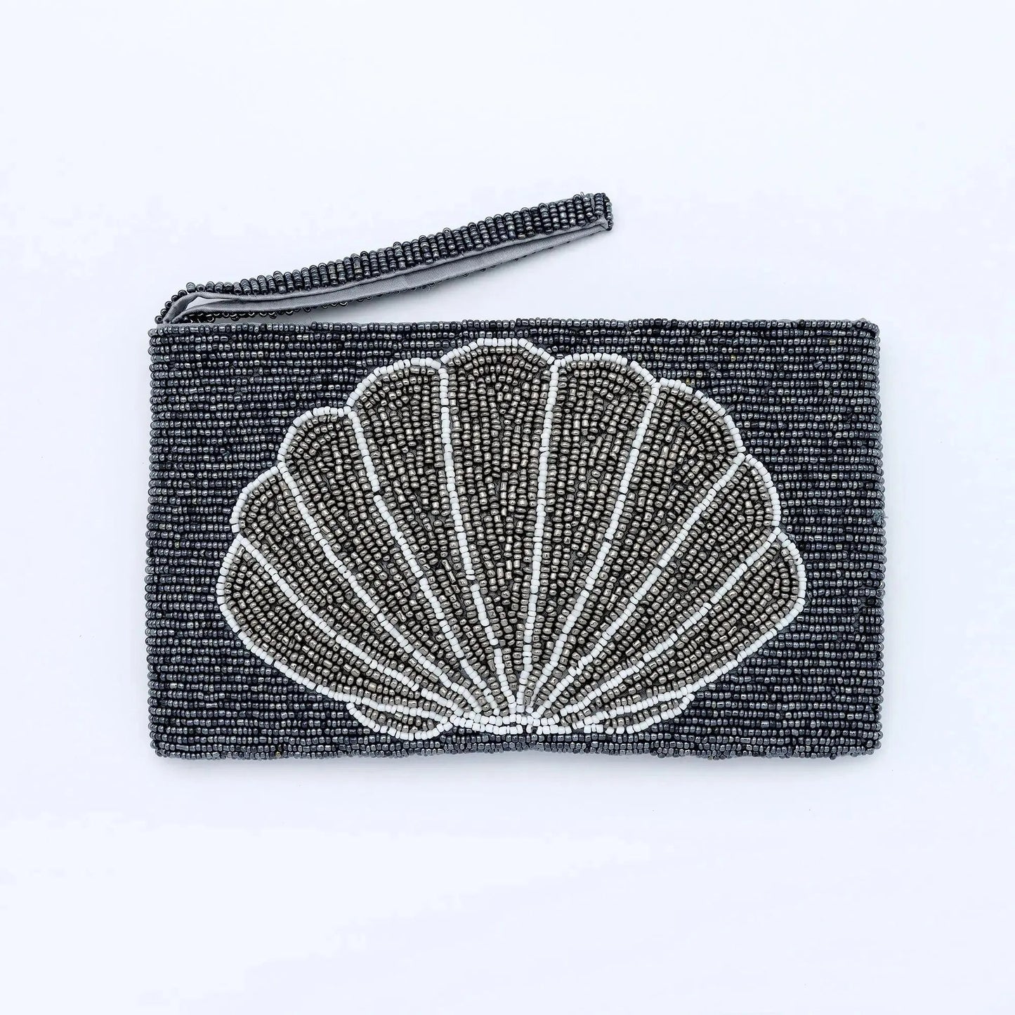 Handmade Shell Beaded Pouch for Daily Essentials