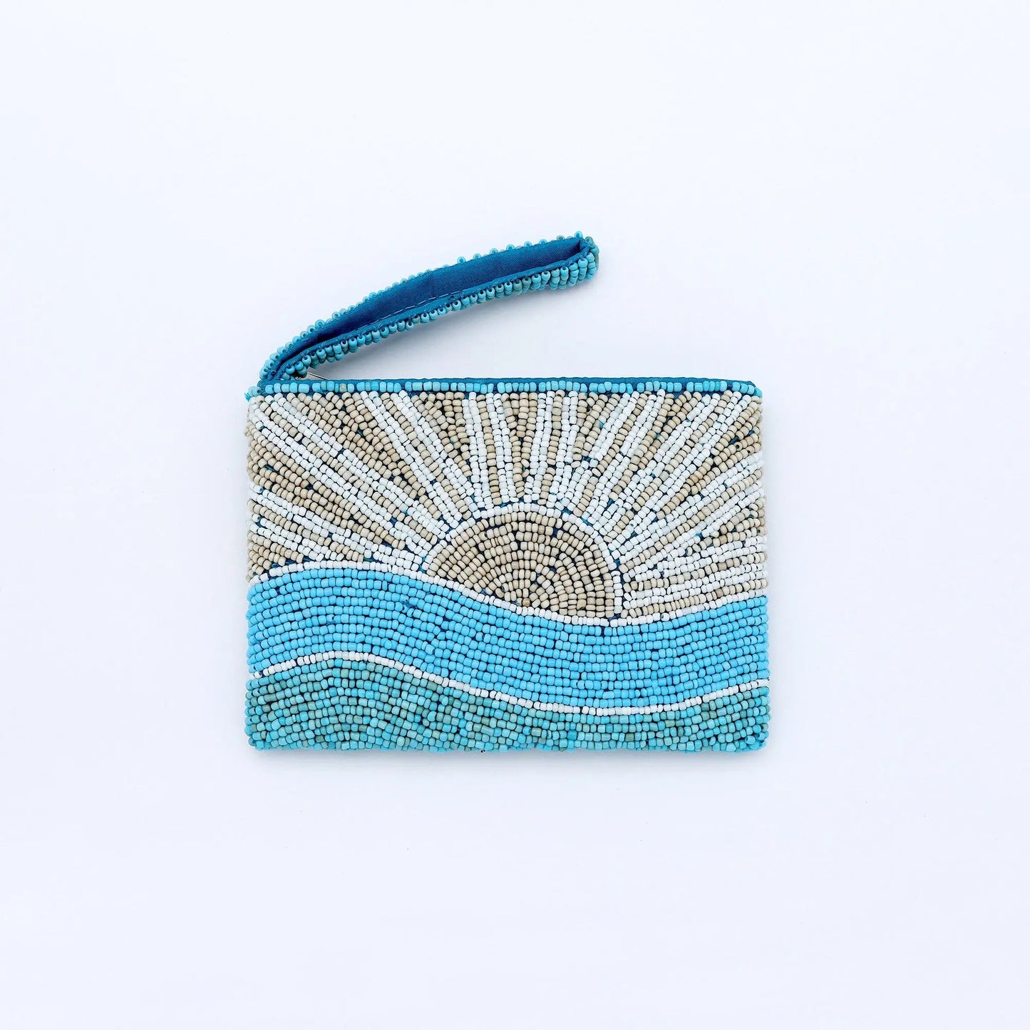 Sunrise Beaded Pouch for Accessories