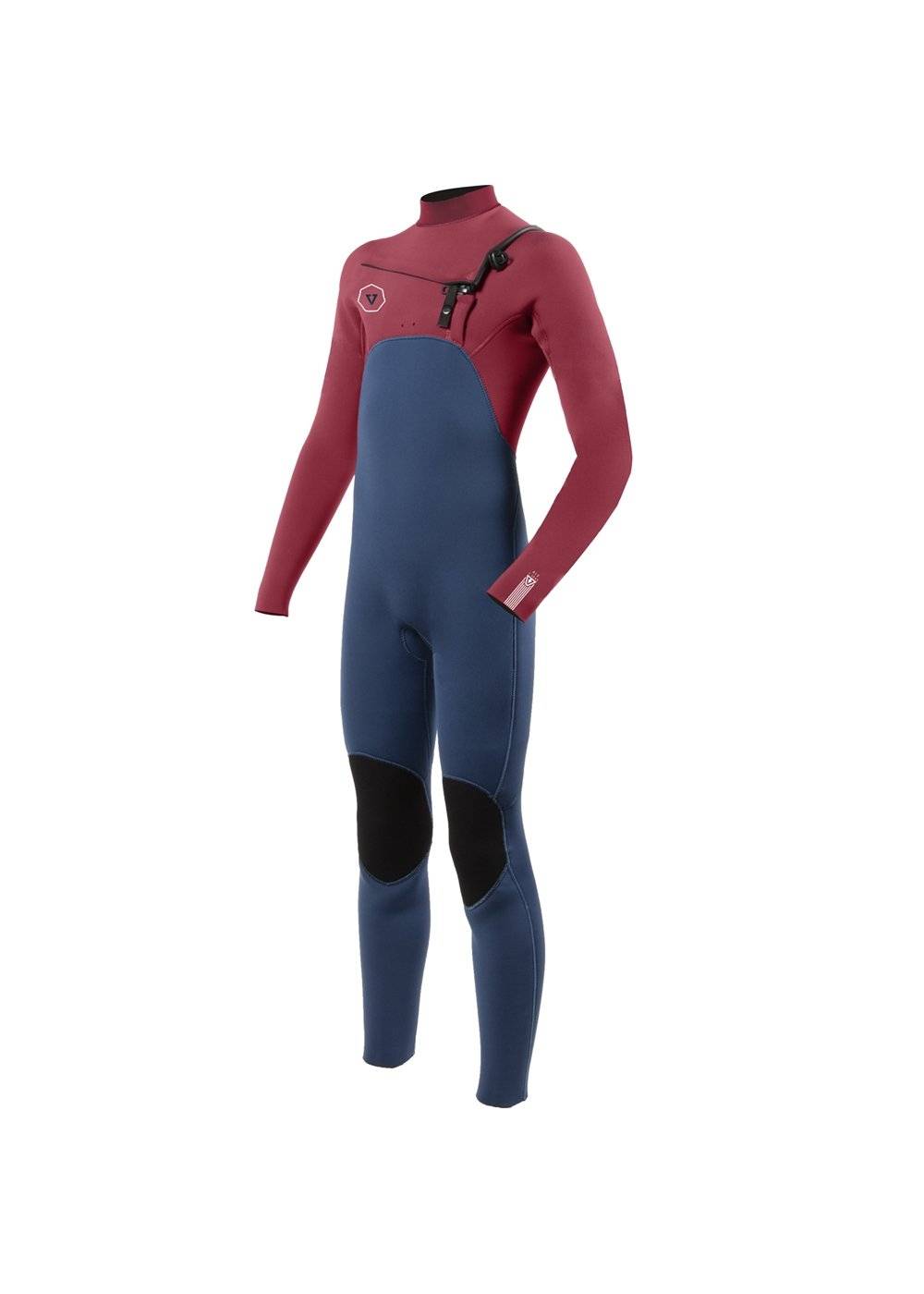 Vissla 7 Seas boys 3-2 full chest zip wetsuit