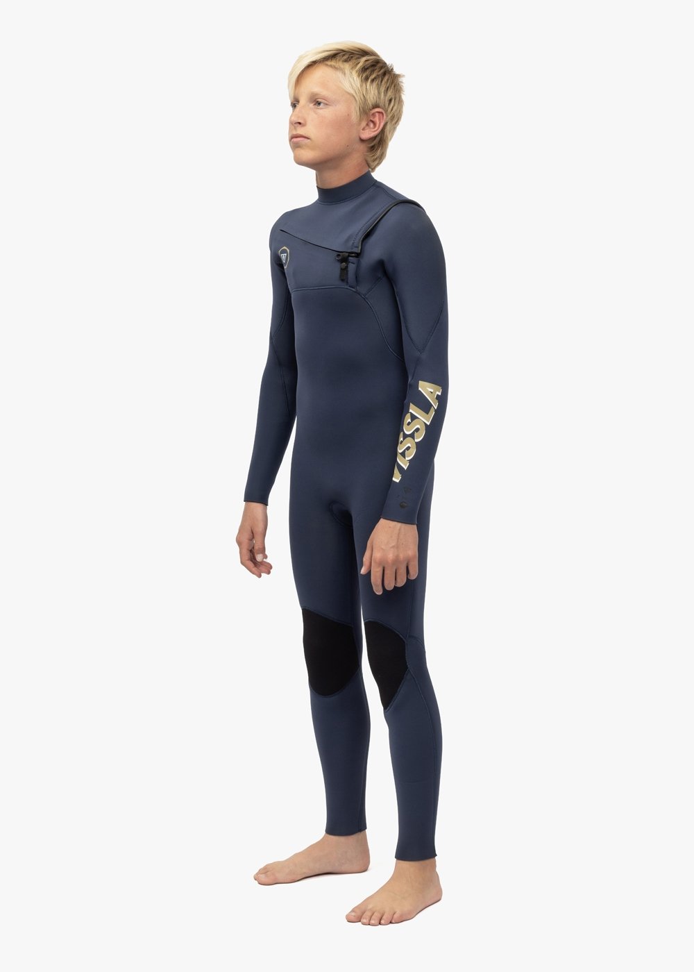 Vissla 7 Seas boys 3-2 full chest zip wetsuit
