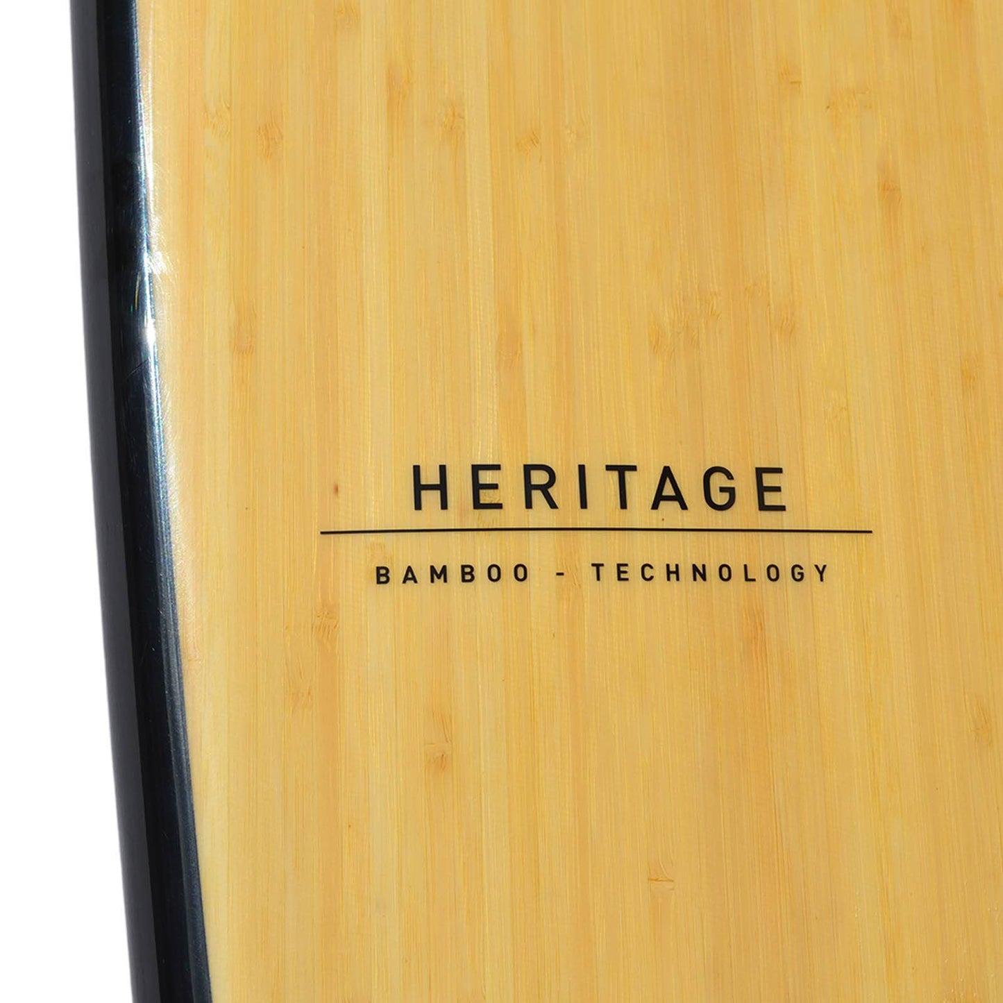 9ft Bamboo Longboard Surfboard with Fins for All Levels