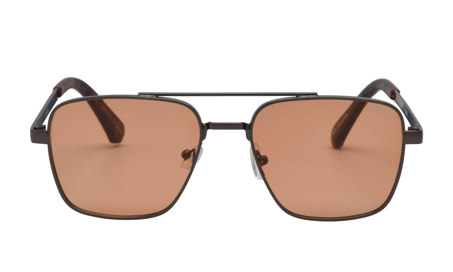 I-Sea Brooks - Gunmetal / Amber Polarised