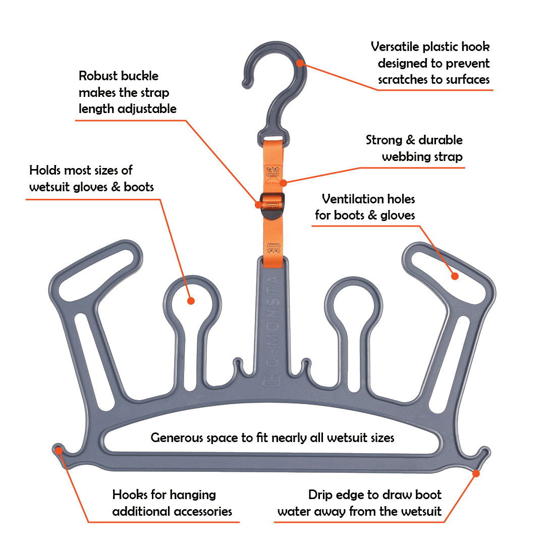 C-Monsta Wetsuit Hanger V2 (UK)