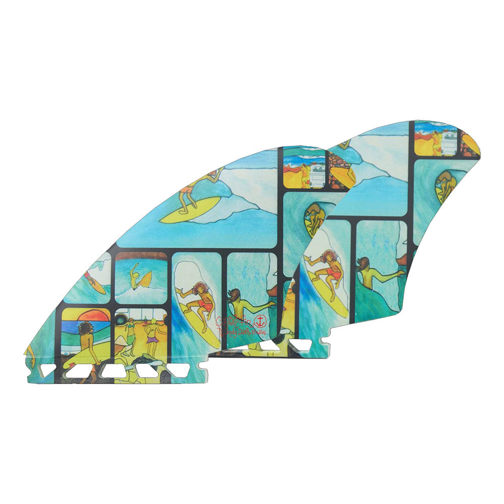 Captain Fin Co - Andy Davis Keel - Large - Multi (Futures)