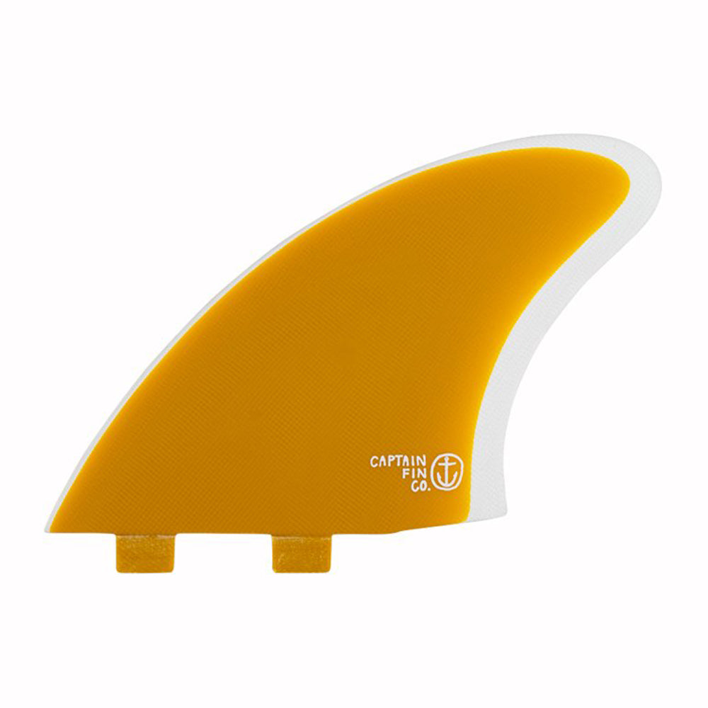 Captain Fin Co - CF Twin Keel - Large - Yellow (FCS)
