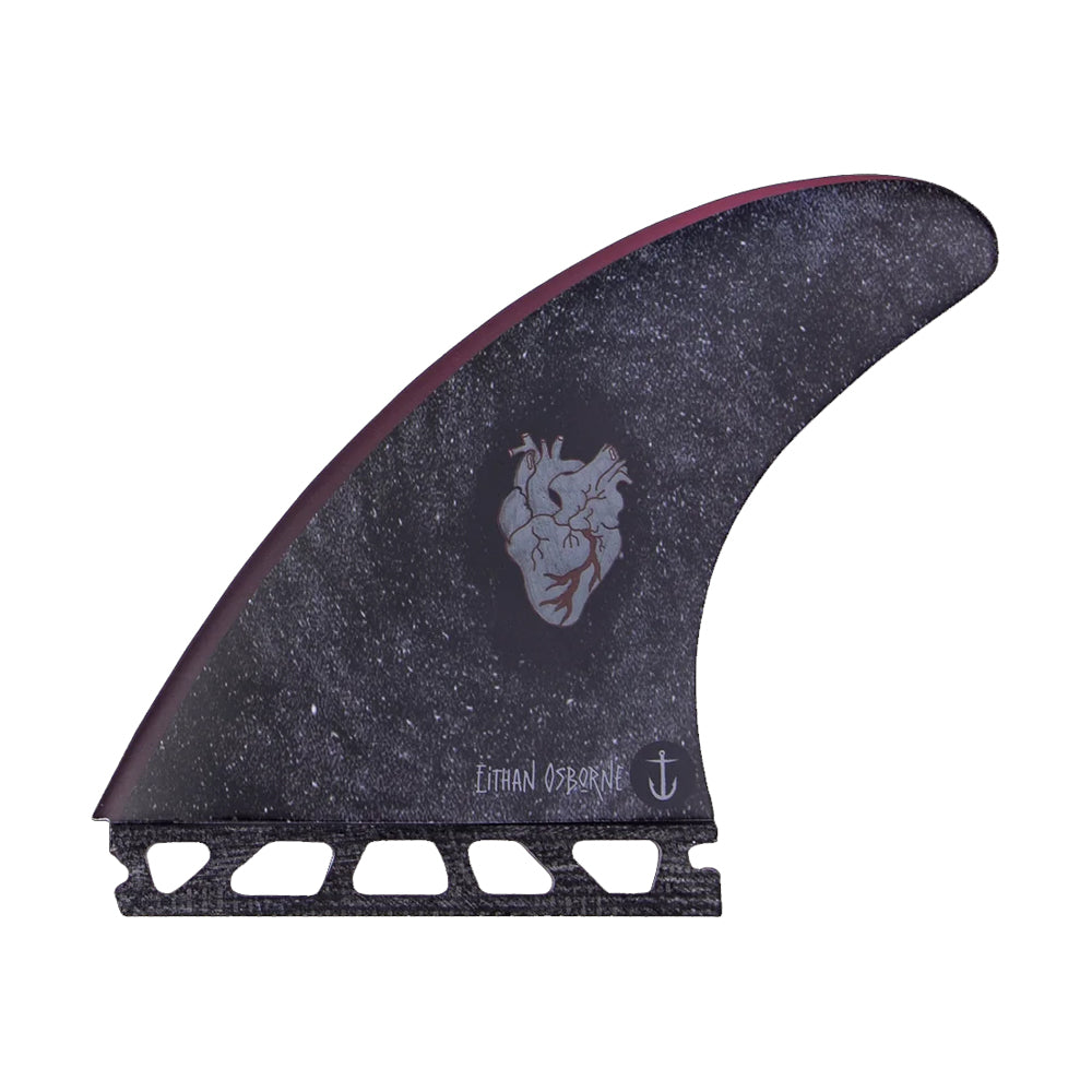 Captain Fin Co - Eithan Osbourne Heart Tri - SM/MD/LG - Black (Futures)