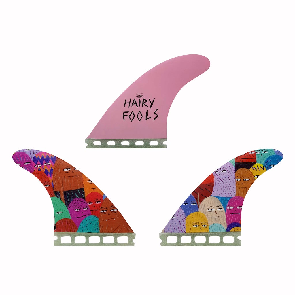 Captain Fin Co - Evan Rossell Hairy Fools Tri - Medium - Pink (Futures)