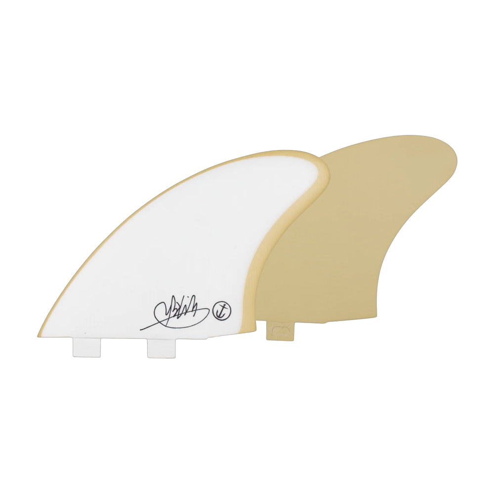 Captain Fin Co - Mikey February Twin Keel - Large - White (FCS)