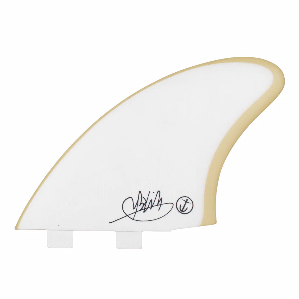 Captain Fin Co - Mikey February Twin Keel - Large - White (FCS)