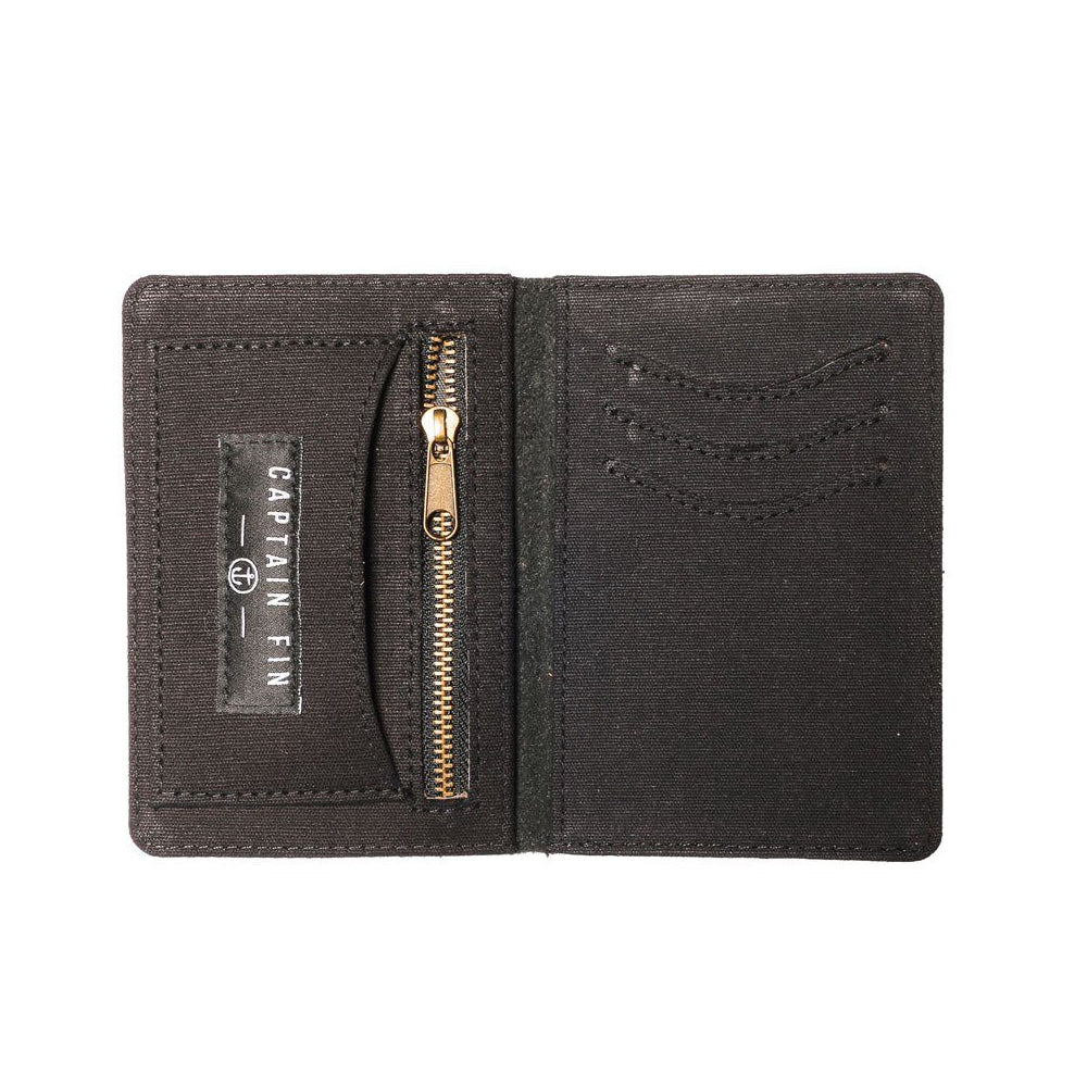 Captain Fin Co - Momento Bifold Leather Wallet - Black