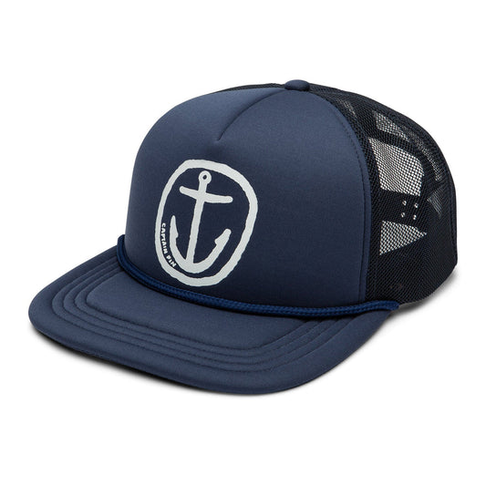 Captain Fin Co - Nuevo Anchor Trucker Cap - Navy