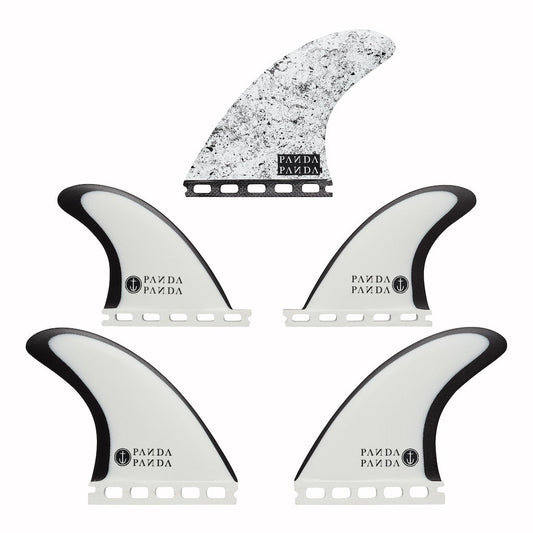 Captain Fin Co - Panda 5 Fin - Medium - Black/White (Futures)