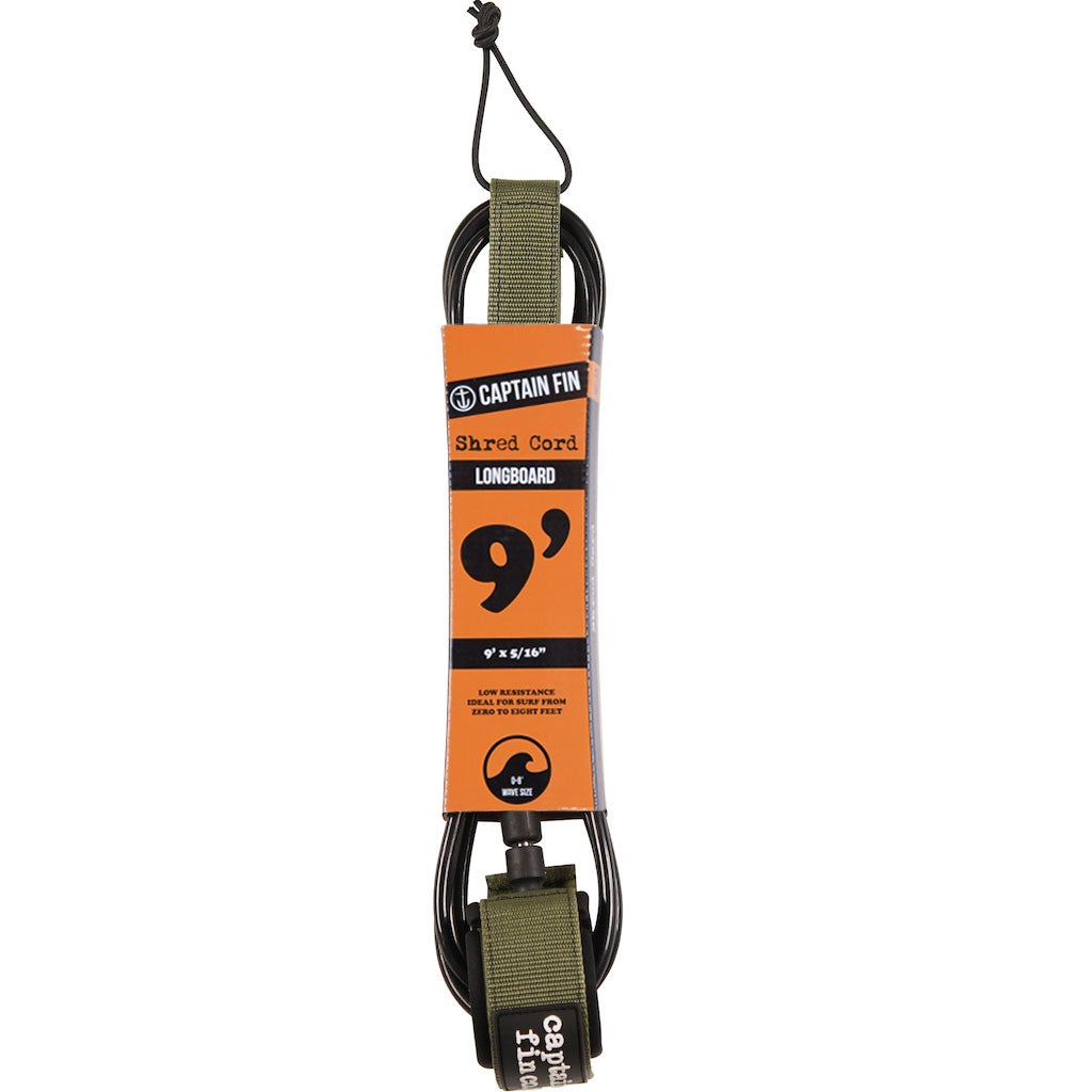 Captain Fin Co - Shred Cord - 9' Standard - Army