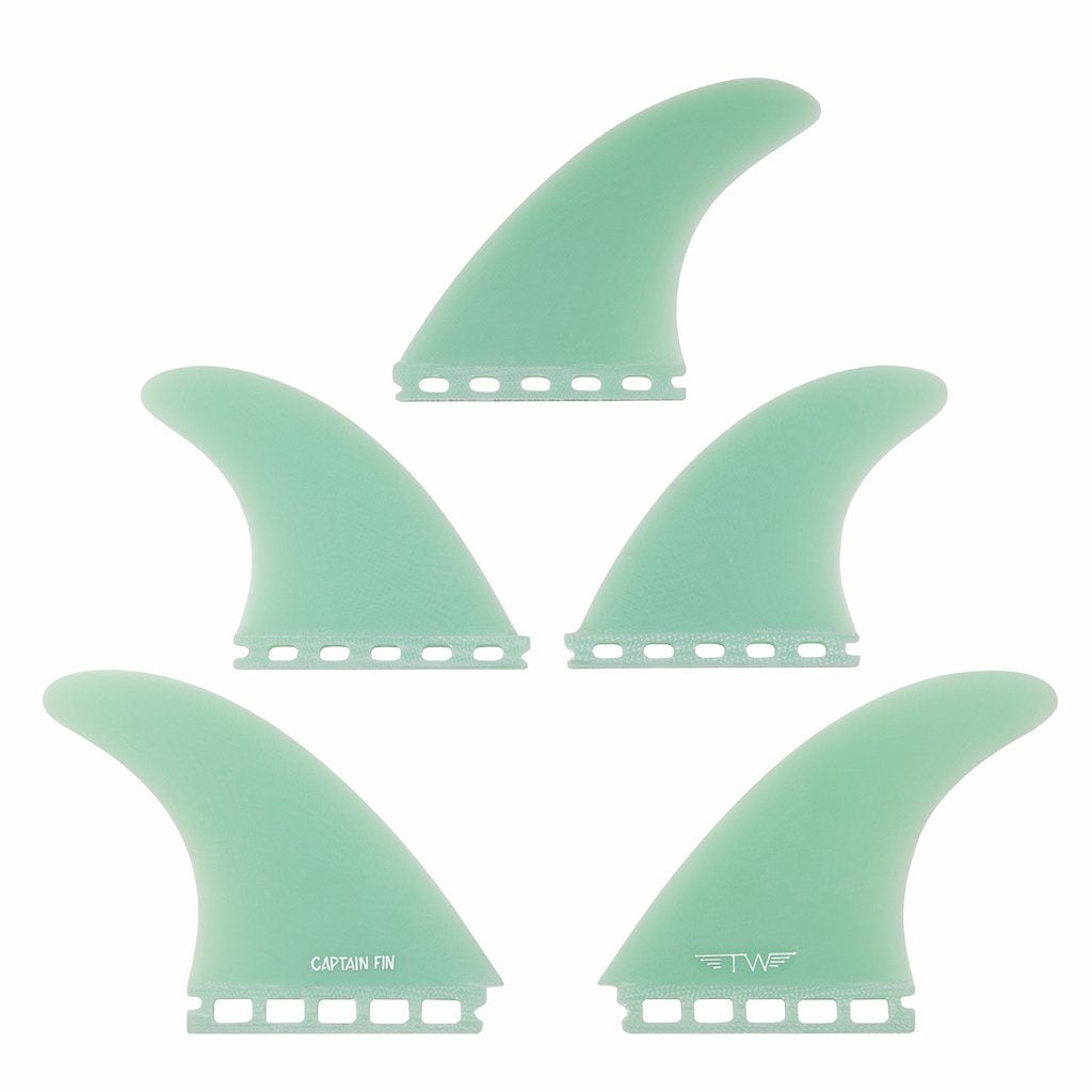 Captain Fin Co - Tyler Warren 5 Fin - Large - Teal (Futures)
